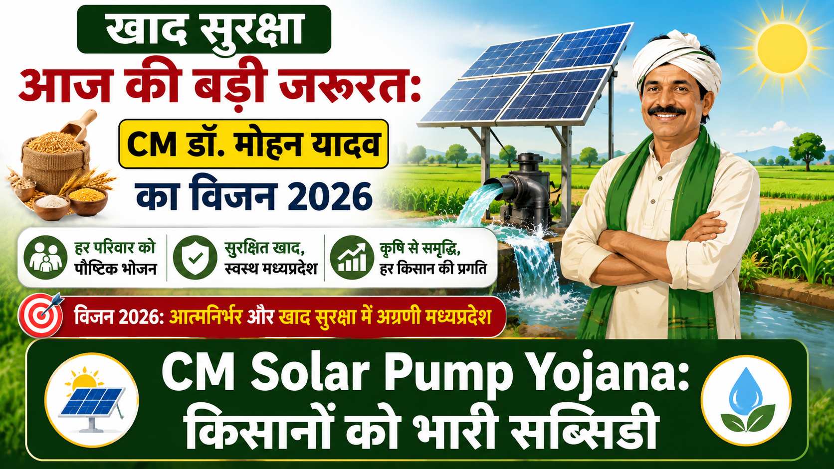 MP CM Solar Pump Yojana 2026 Application