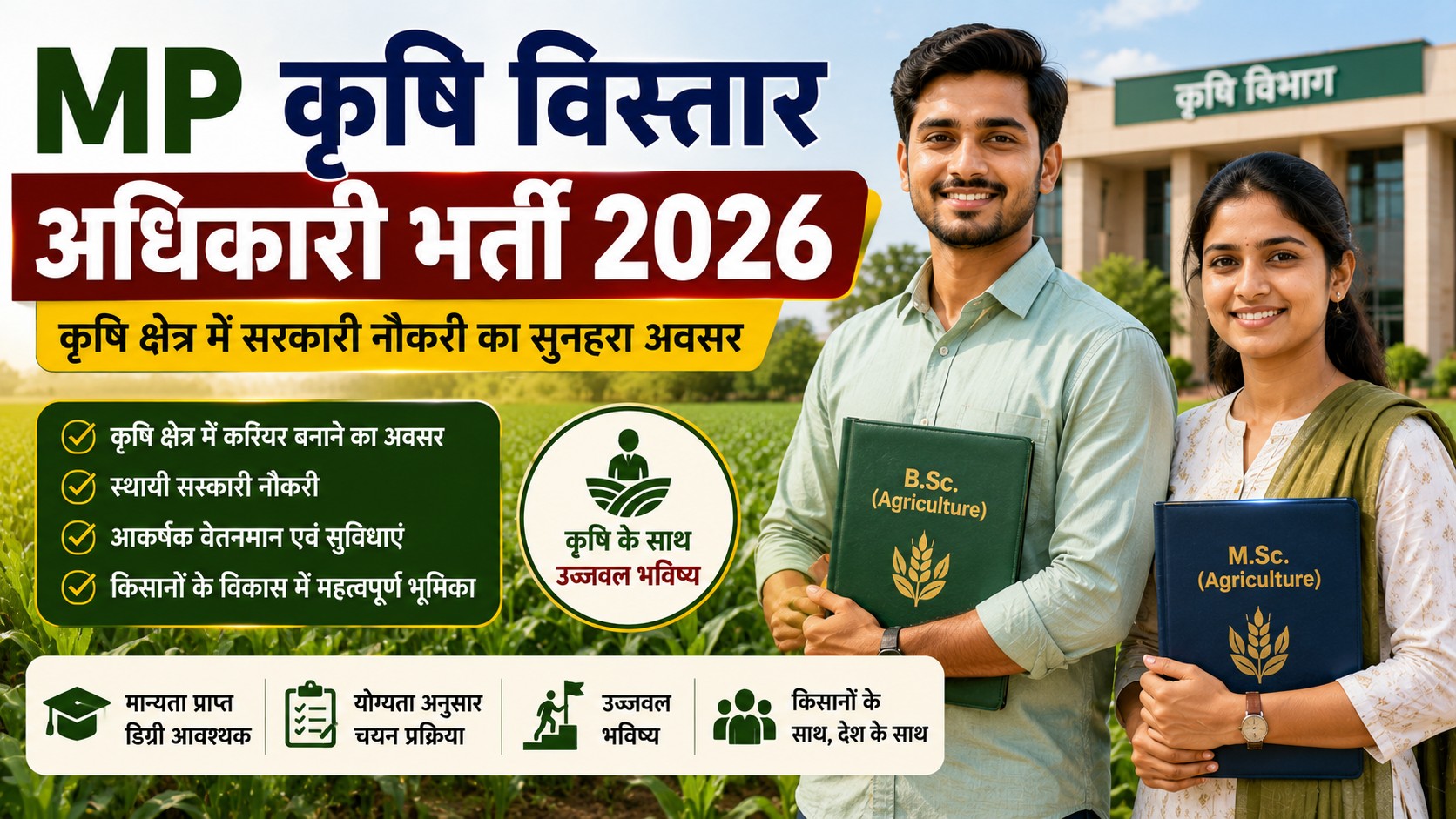 MP Krishi Vistar Adhikari Bharti 2026 Notification